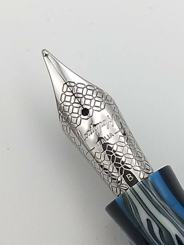 Montegrappa Elmo 02 Fantasy Bloom Sorapis – Broad Steel Nib - Pen Realm