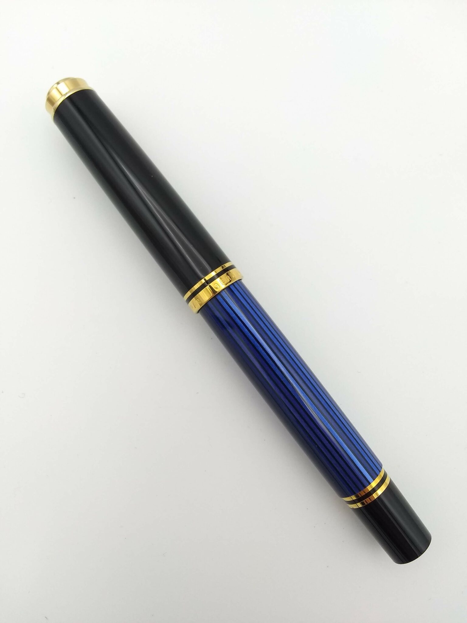 Pelikan M Blue Striated C Fine Nib Pen Realm